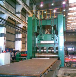 Seven-roll plate leveler